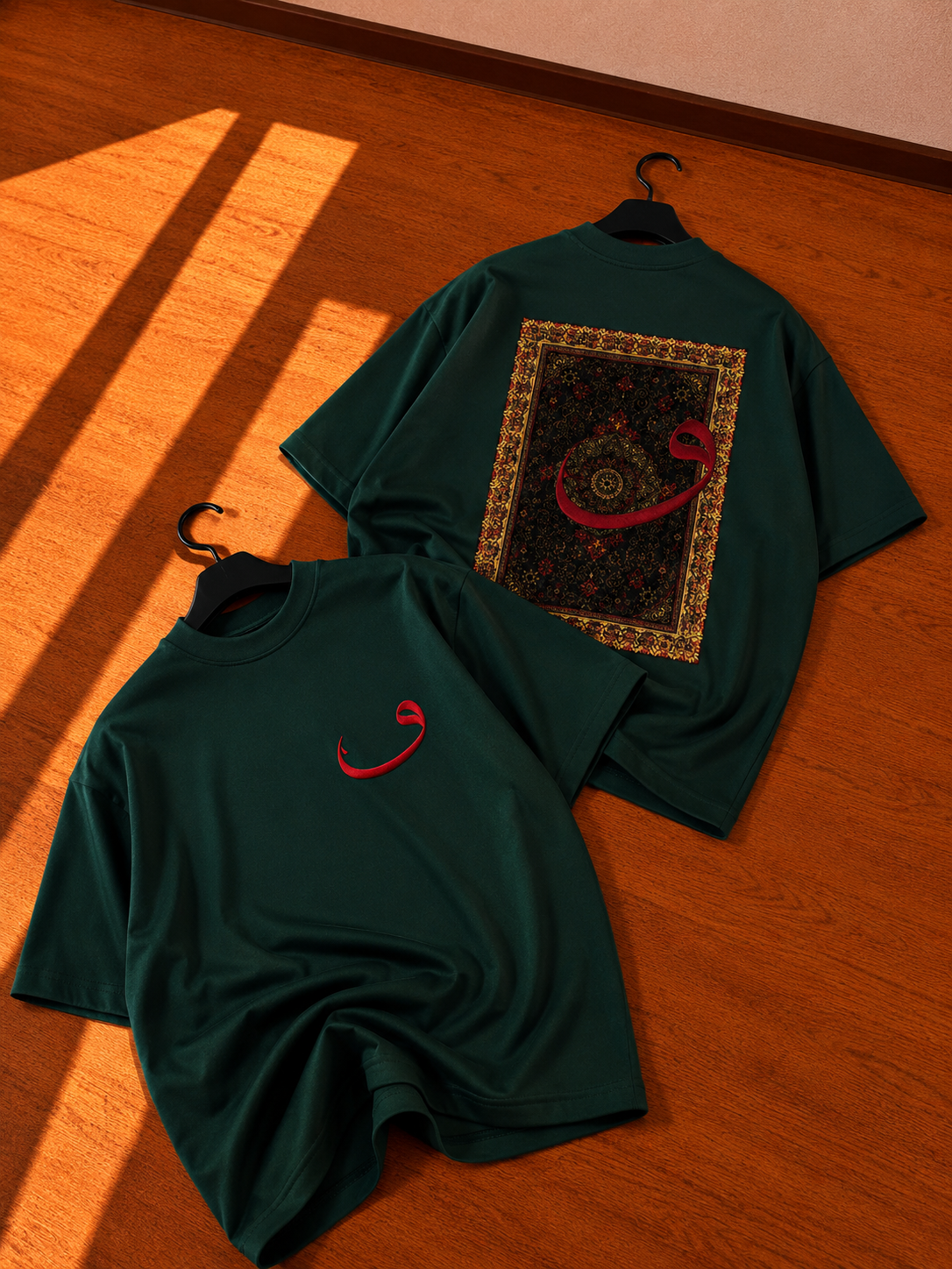 ARABIC CALLIGRAPHIC OVER SIZE GRAPHIC TEE