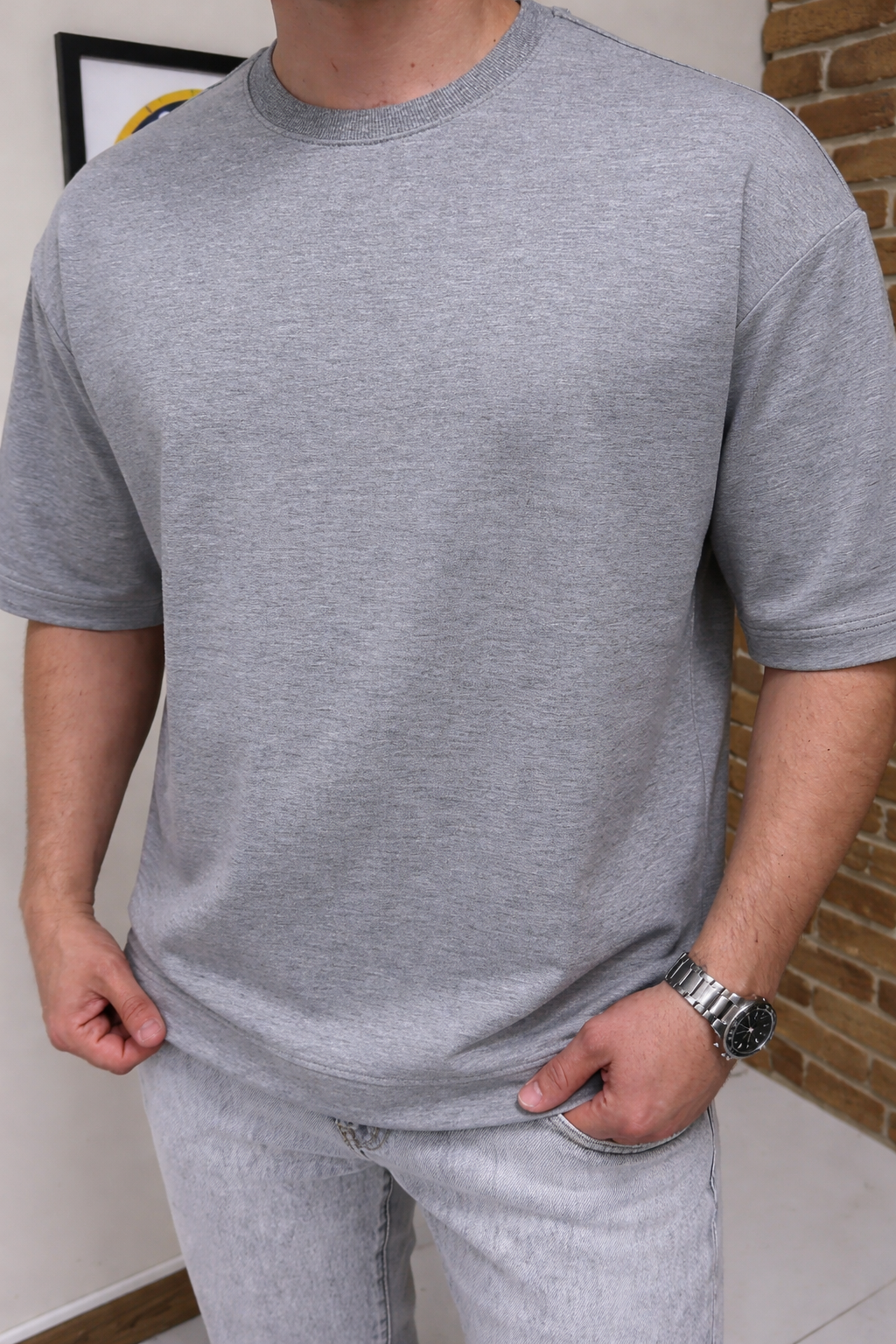 BASIC PLAIN BAGGY FIT OVERSIZED TSHIRTS