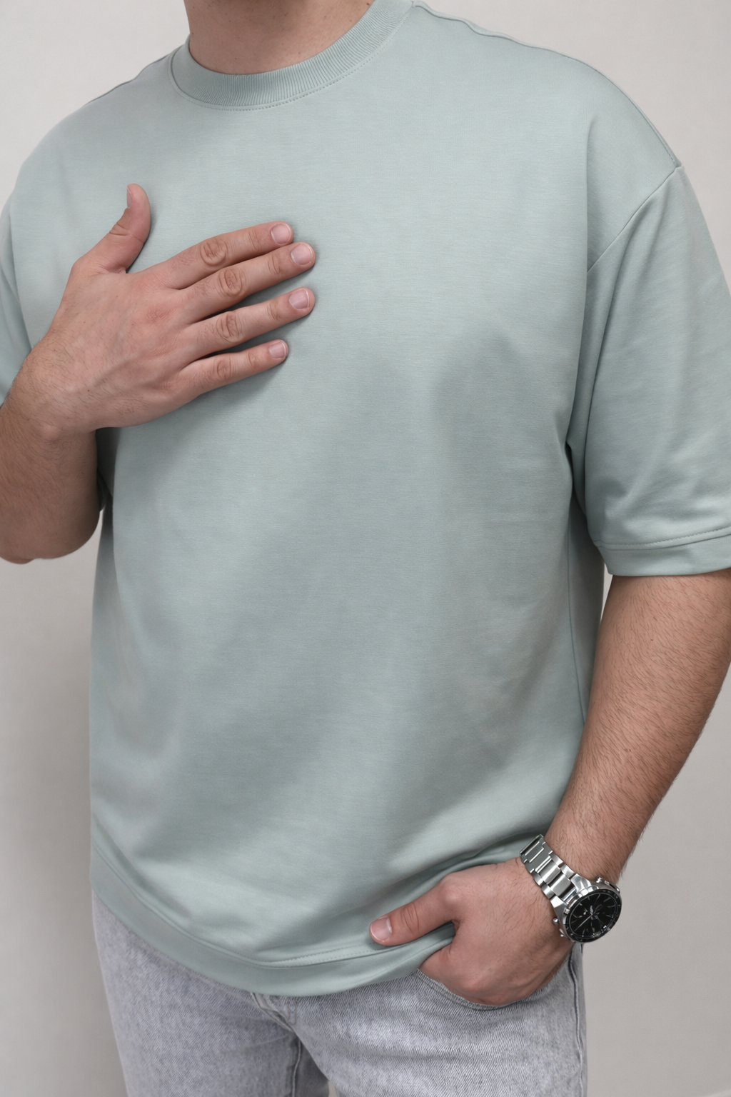 BASIC PLAIN BAGGY FIT OVERSIZED TSHIRTS