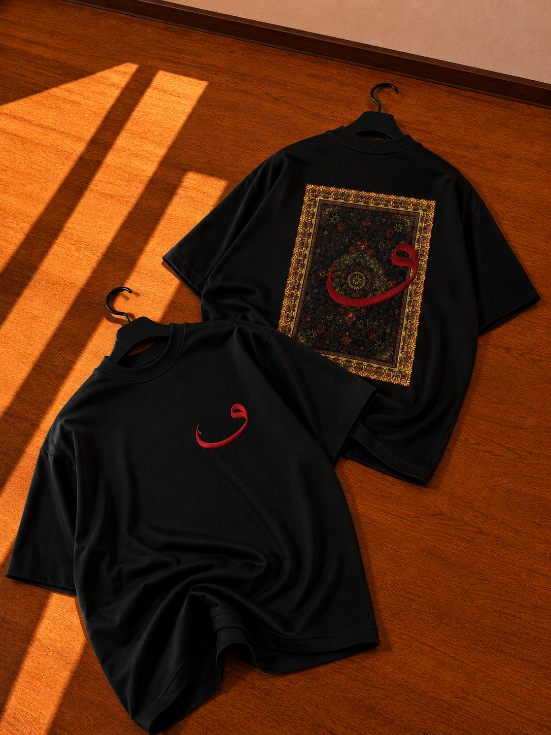 ARABIC CALLIGRAPHIC OVER SIZE GRAPHIC TEE