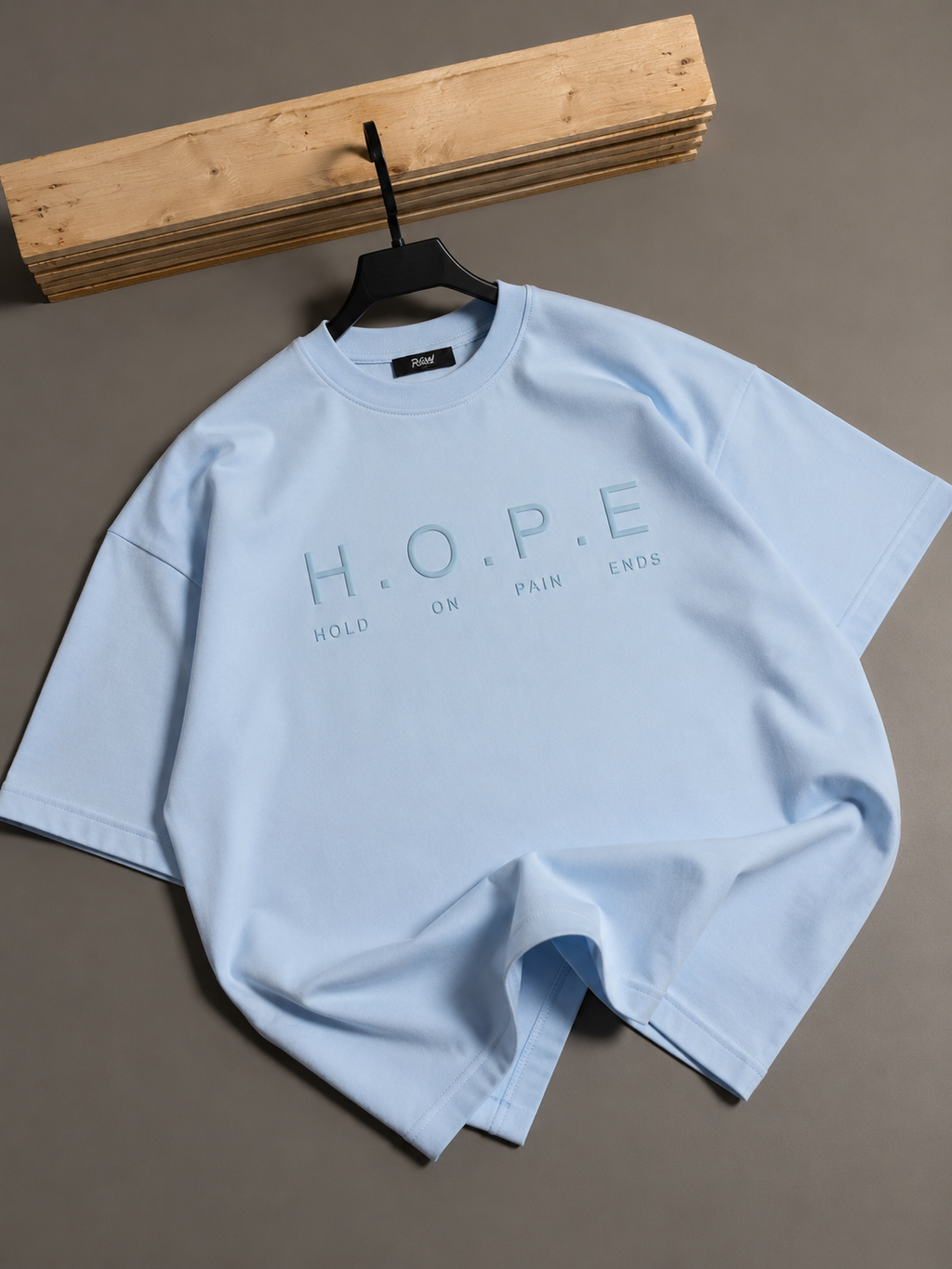 “HOPE” MOTIVATED QUOTE BAGGY FIT TEE