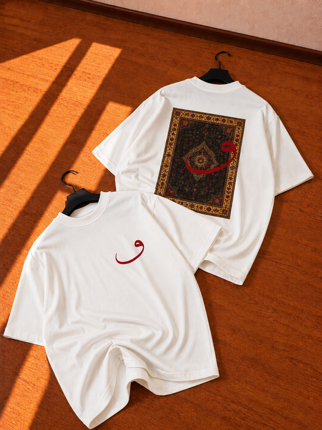 ARABIC CALLIGRAPHIC OVER SIZE GRAPHIC TEE