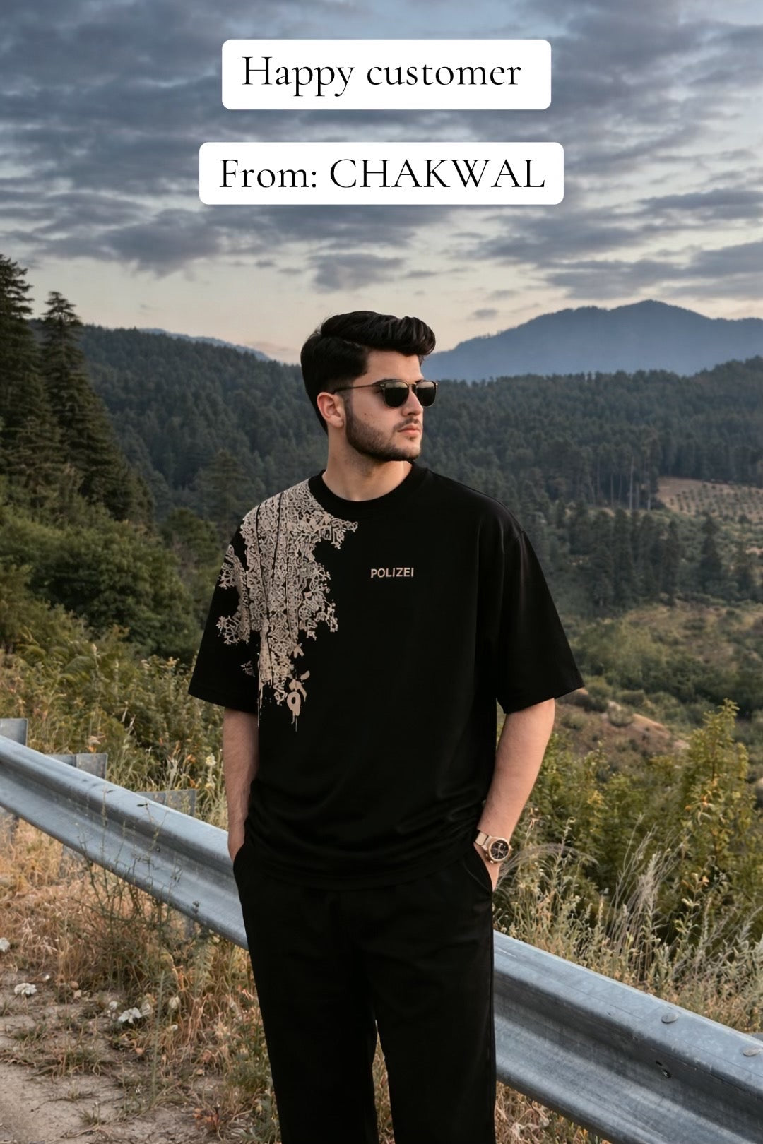 SIDE WORKING POLIZIE GRAPHIC TEES