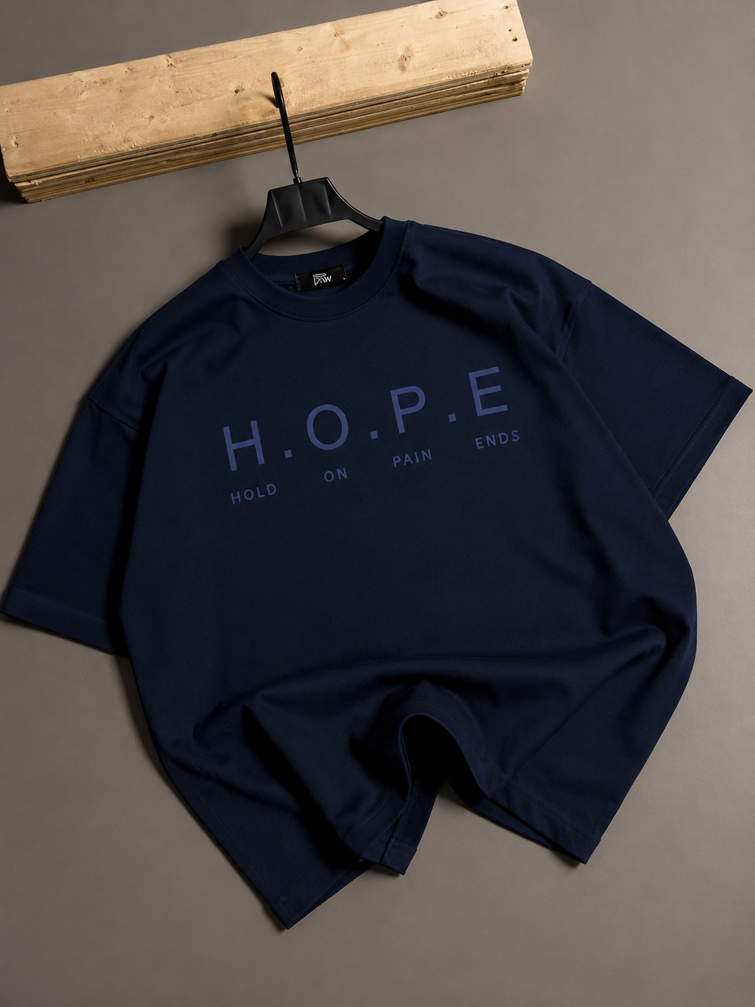 “HOPE” MOTIVATED QUOTE BAGGY FIT TEE