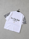 FAR FROM BASIC OVERSIZE ARM PRINTED TEE
