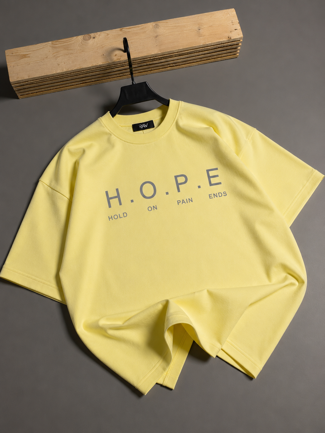 “HOPE” MOTIVATED QUOTE BAGGY FIT TEE