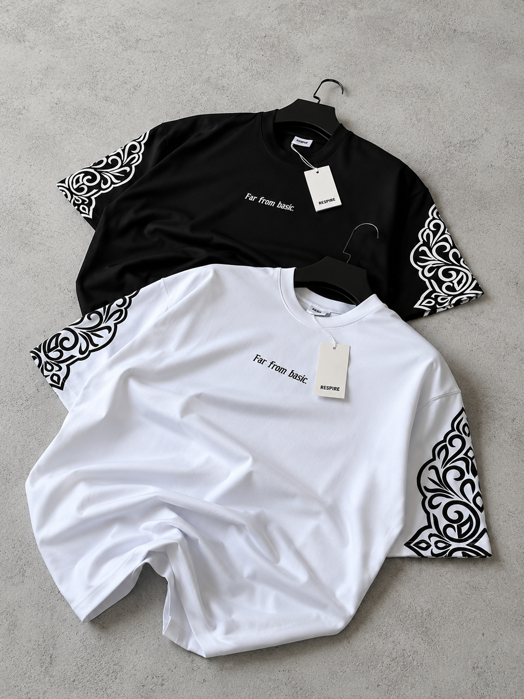 FAR FROM BASIC OVERSIZE ARM PRINTED TEE