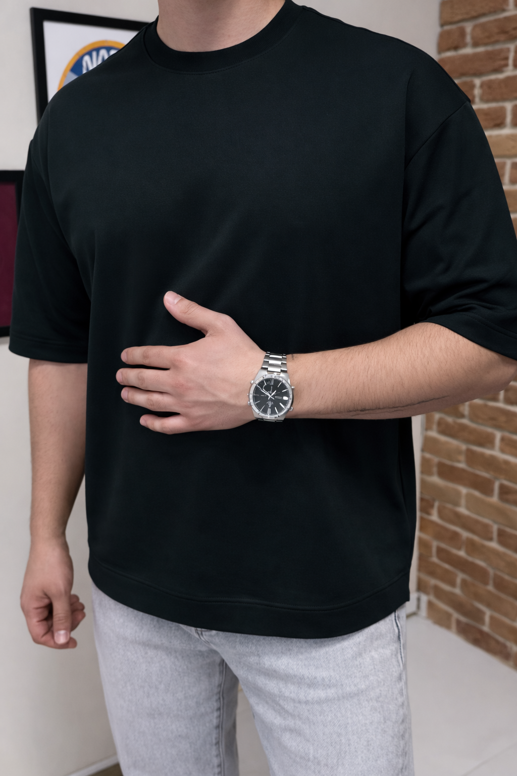 BASIC PLAIN BAGGY FIT OVERSIZED TSHIRTS