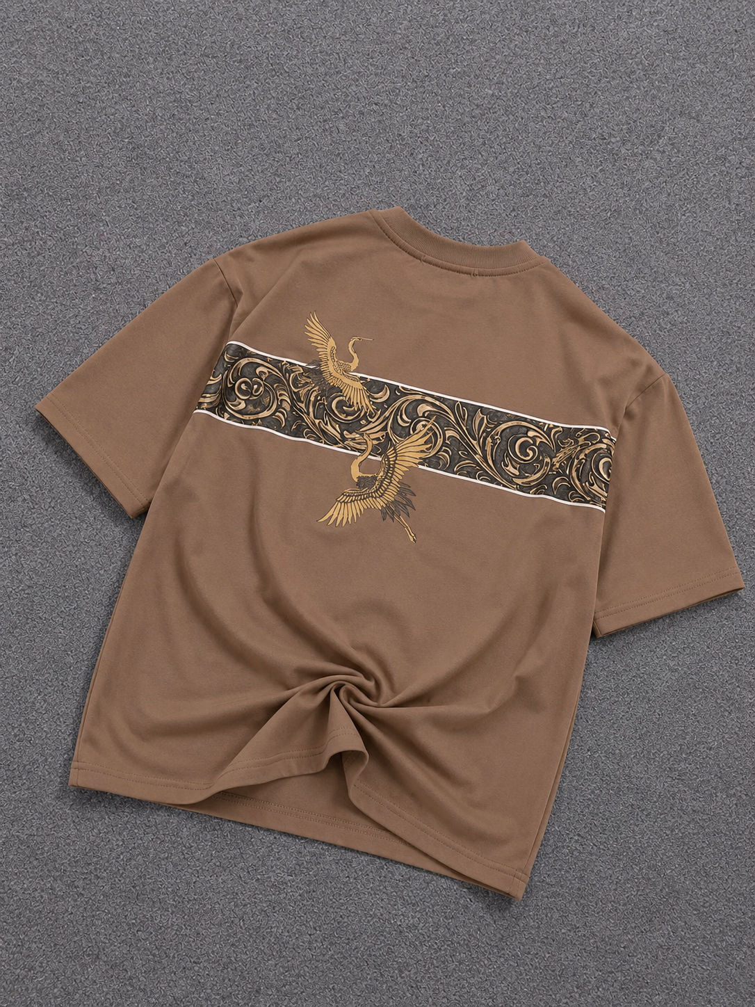 BACK WING CREST OVERSIZE TEE-SHIRT