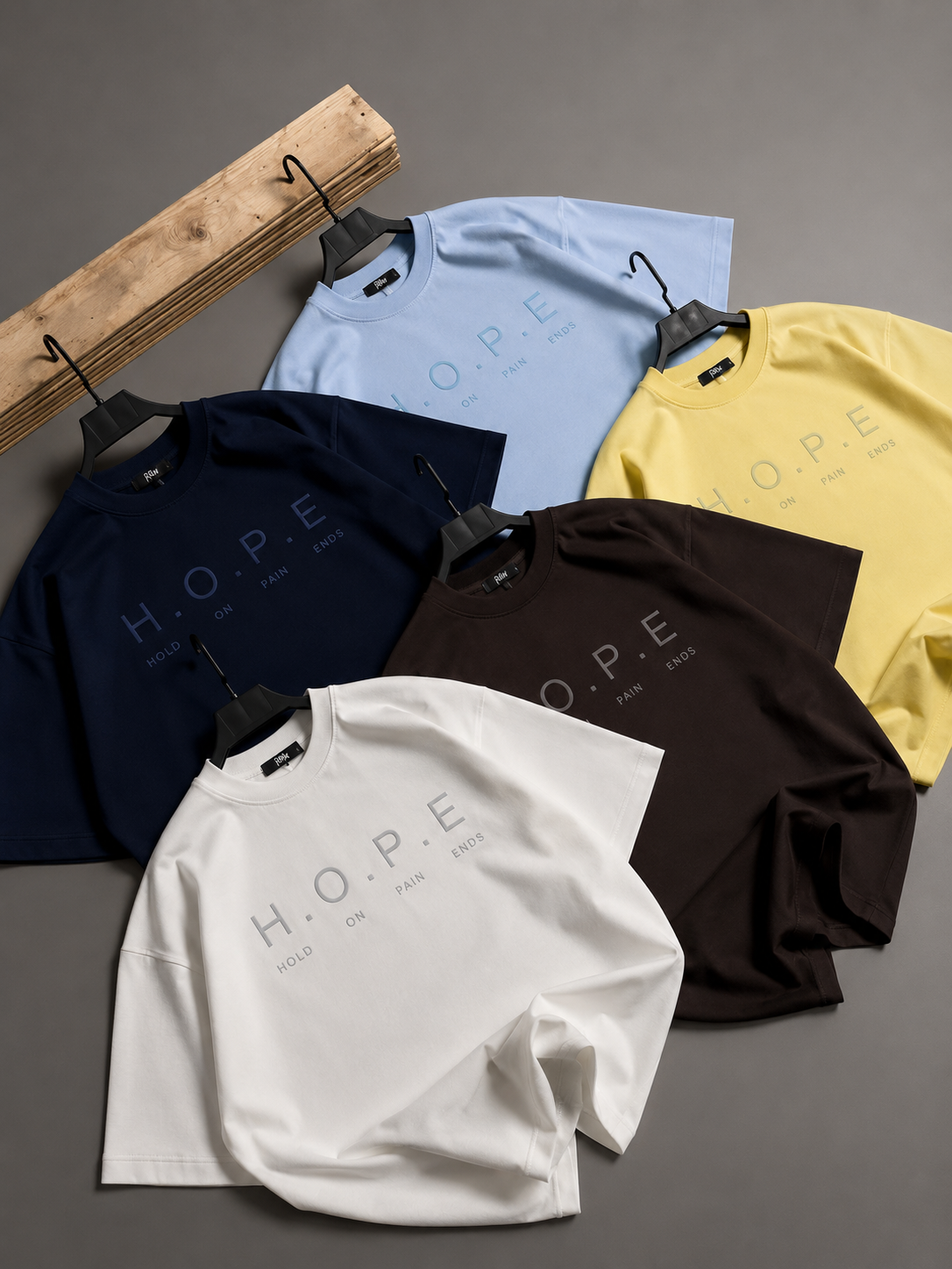 “HOPE” MOTIVATED QUOTE BAGGY FIT TEE