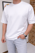 BASIC PLAIN BAGGY FIT OVERSIZED TSHIRTS