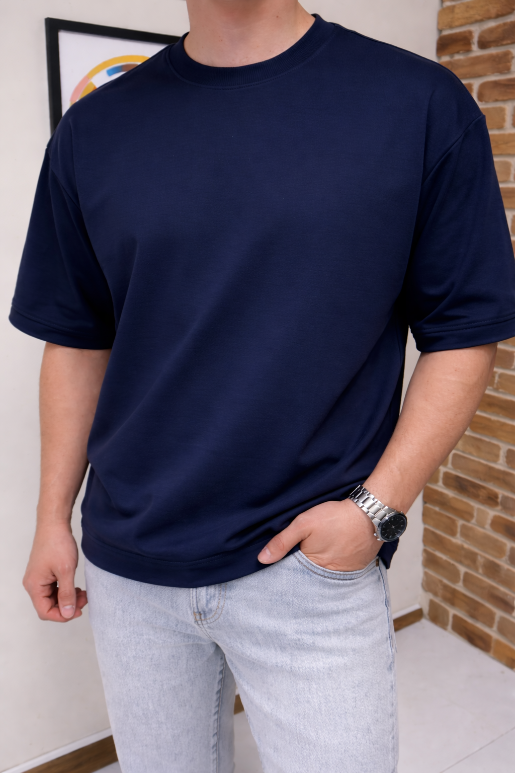 BASIC PLAIN BAGGY FIT OVERSIZED TSHIRTS