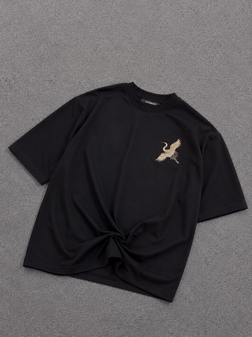 BACK WING CREST OVERSIZE TEE-SHIRT