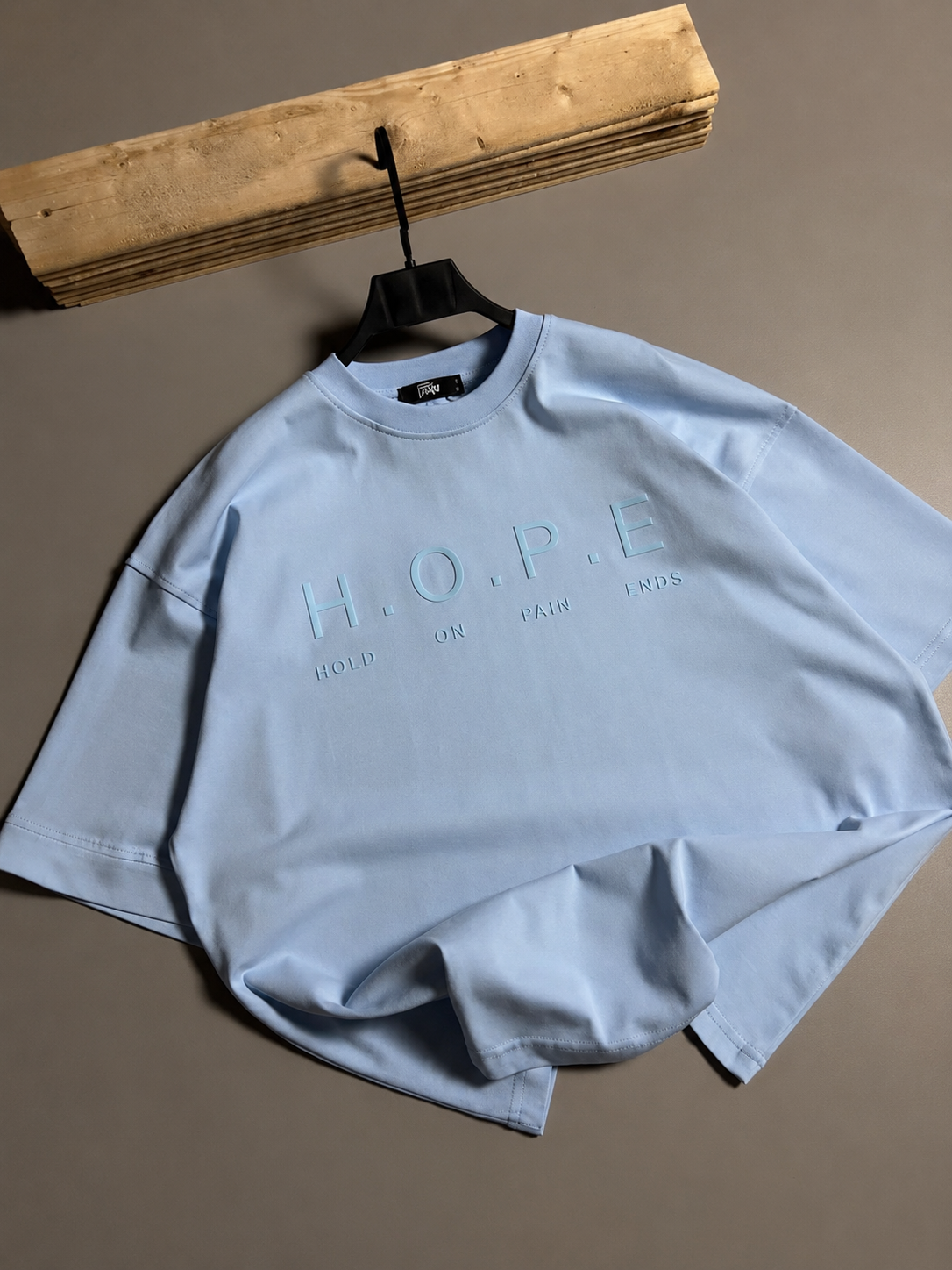 “HOPE” MOTIVATED QUOTE BAGGY FIT TEE