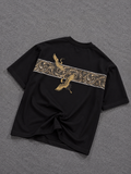 BACK WING CREST OVERSIZE TEE-SHIRT