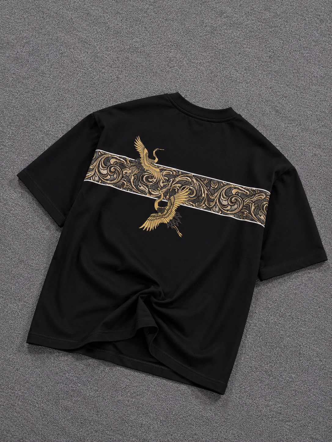 BACK WING CREST OVERSIZE TEE-SHIRT