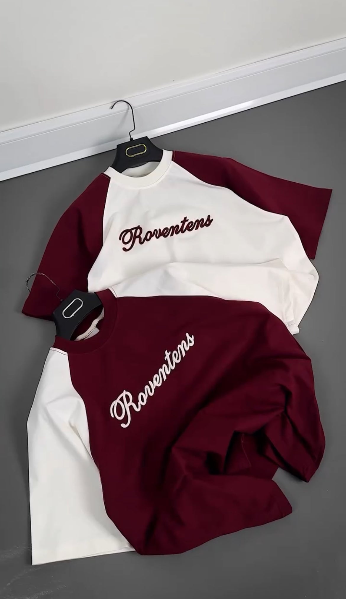 CONTRAST ARM PANEL OVERSIZED TEES