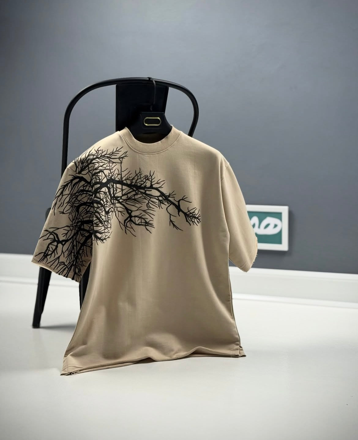 TREE GRAPHIC OVERSIZED BAGGY FIT TEES FOR MENS