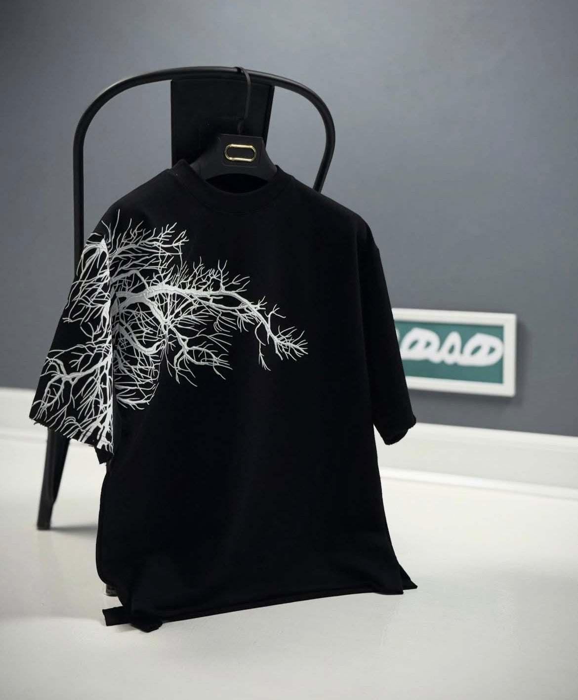 TREE GRAPHIC OVERSIZED BAGGY FIT TEES FOR MENS