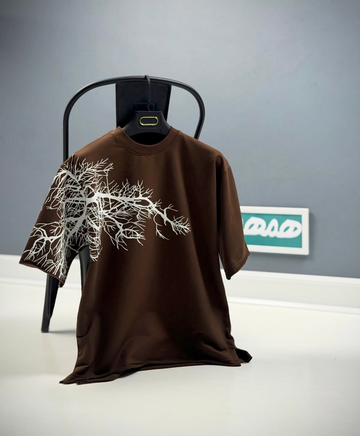 TREE GRAPHIC OVERSIZED BAGGY FIT TEES FOR MENS