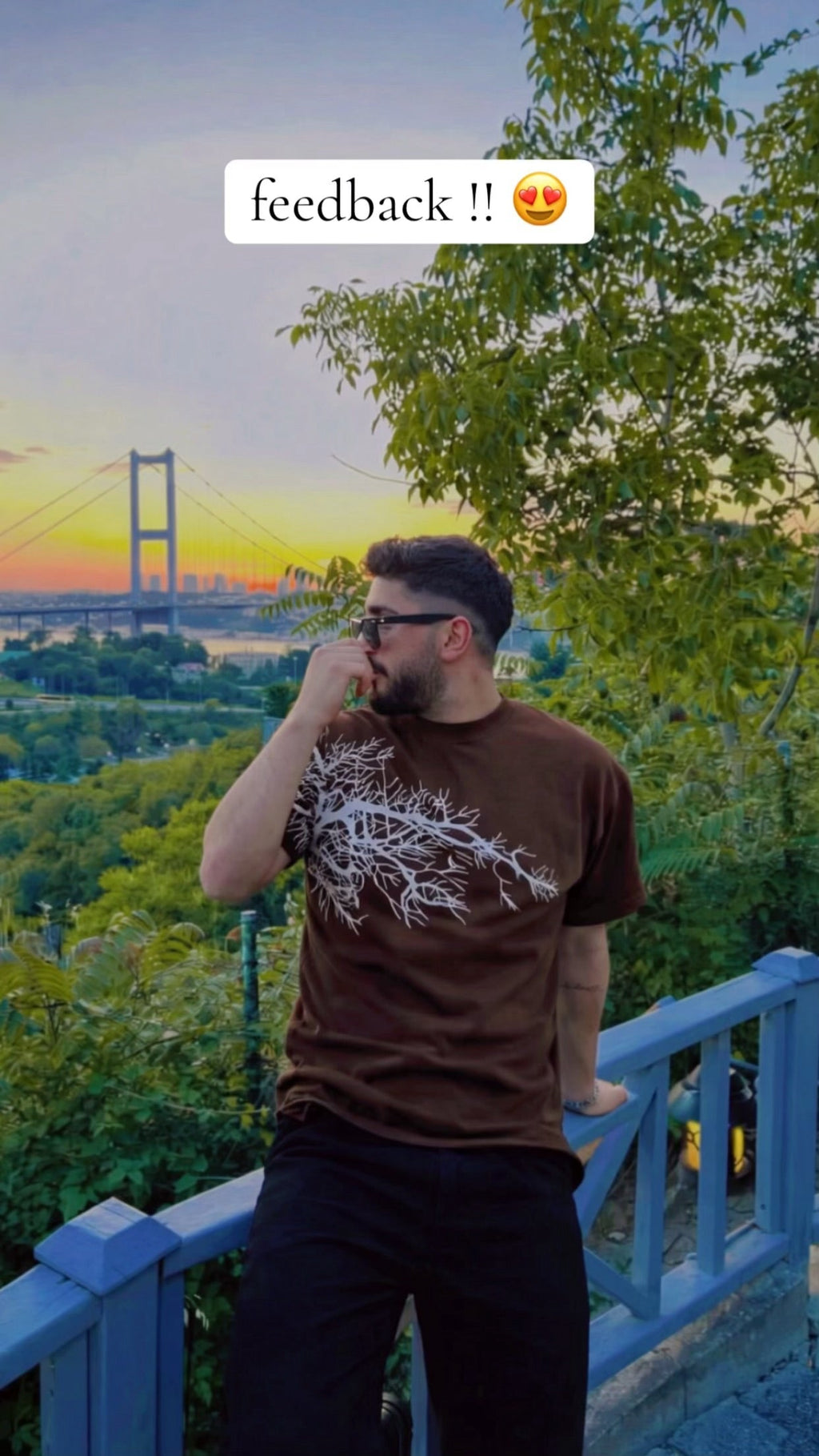 TREE GRAPHIC OVERSIZED BAGGY FIT TEES FOR MENS