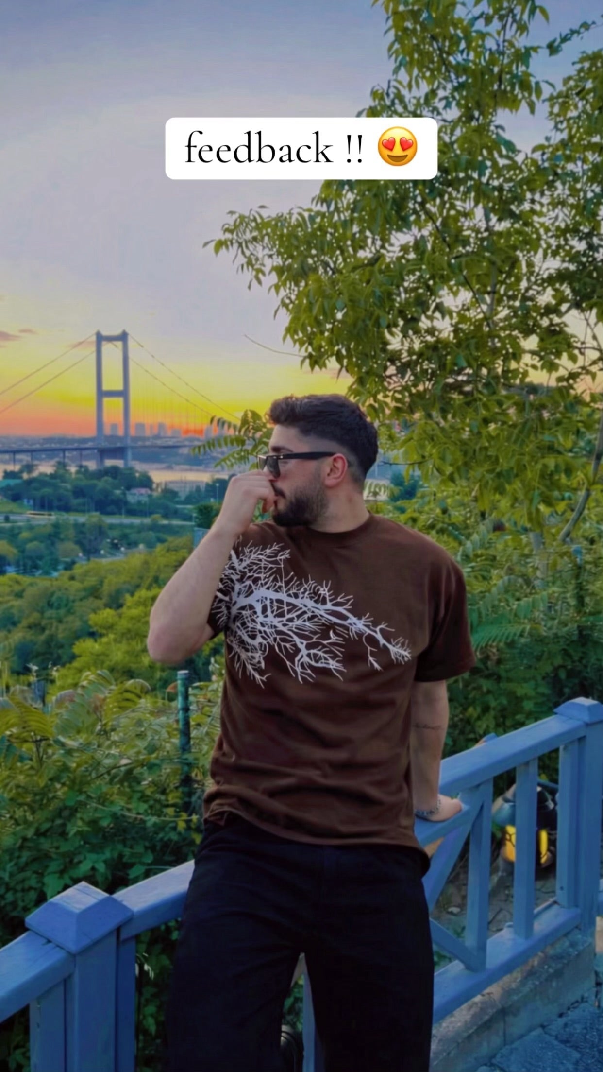 TREE GRAPHIC OVERSIZED BAGGY FIT TEES FOR MENS
