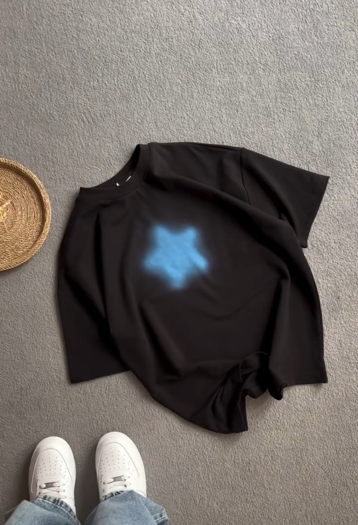 BLUR STAR OVERSIZE TEES