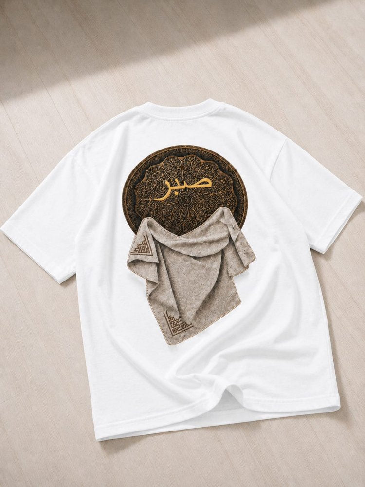 “SABAR “ GRAPHIC OVERSIZE TSHIRT